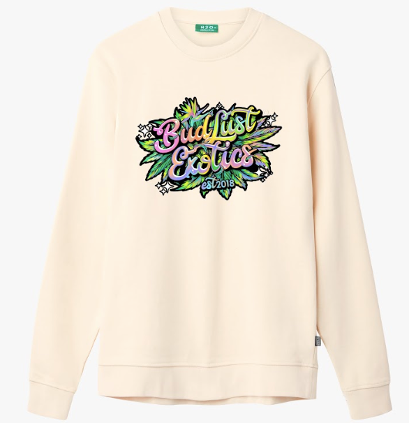 Budlust Exotics Sweater in Dusty Rose
